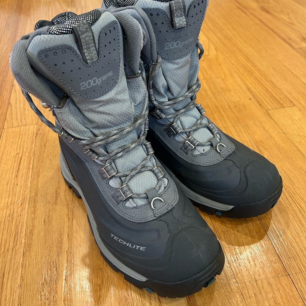 Columbia Gray Winter & Rain Boots